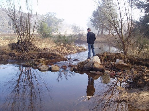 Leaky weirs keep water in the stream and water levels up